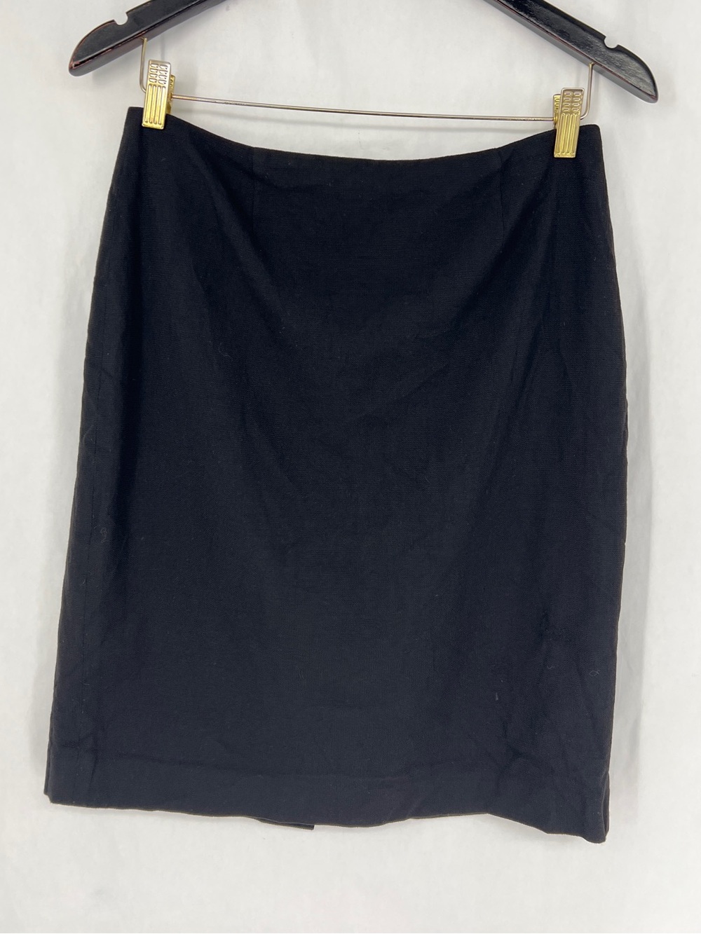 Brooks Brothers Loro Piana Black Women's Pencil Skirt